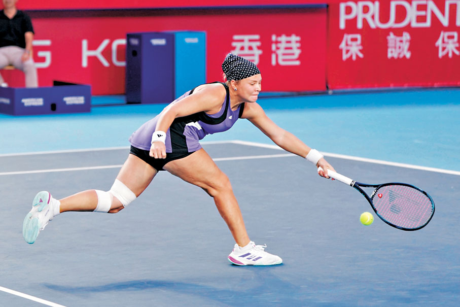 ●舒奈達在比賽中。