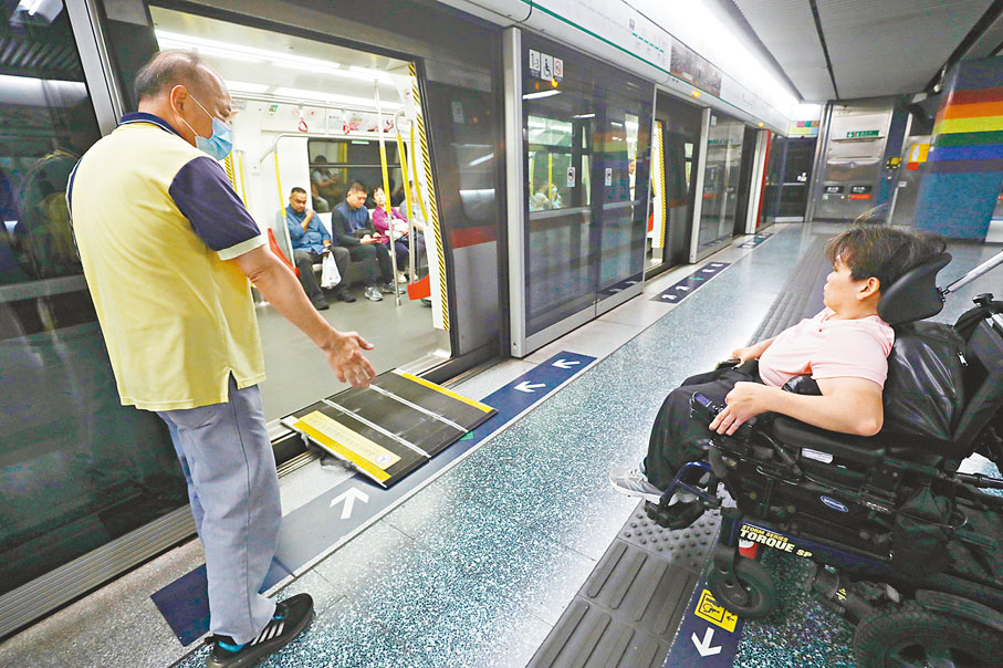 ❹實測時未進入繁忙時間，楊小姐去程順利。