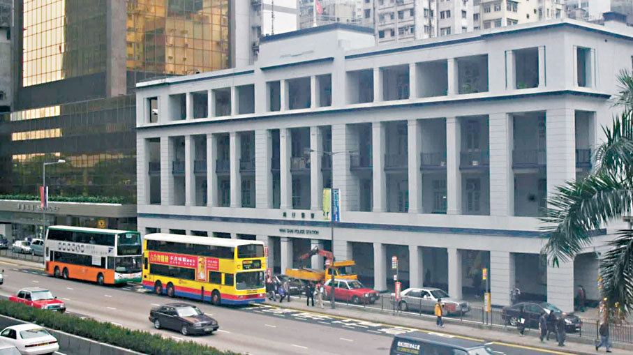 ●舊灣仔警署擬改建為國際調解院總部。 資料圖片