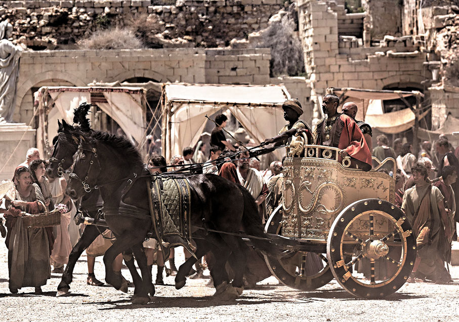 ●《帝國驕雄II》延續上集以古羅馬為背景，電影於11月14日在港上映。