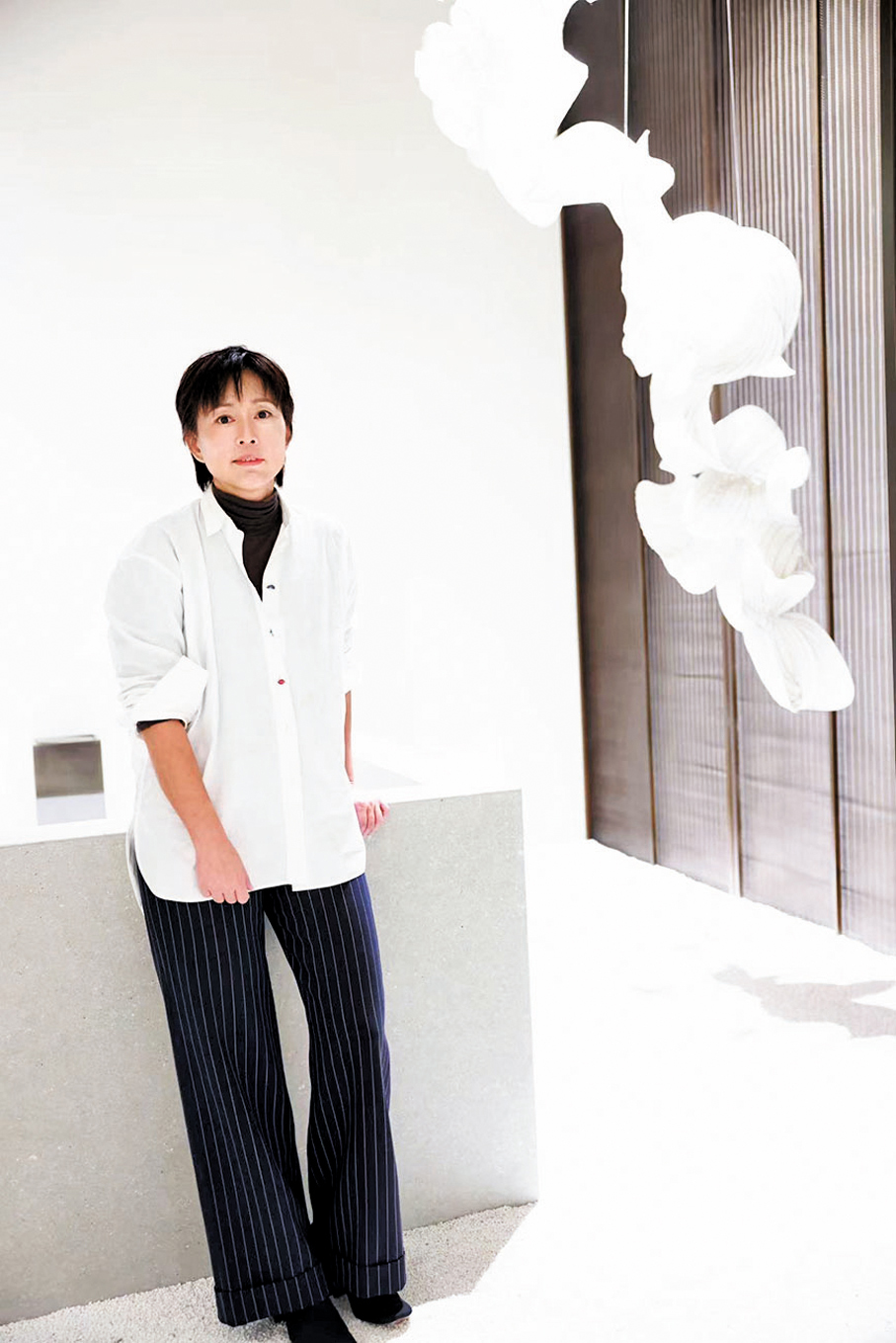 ●周軼君說香港對她的影響不好量化，但在持續生長 。 胡若璋  攝