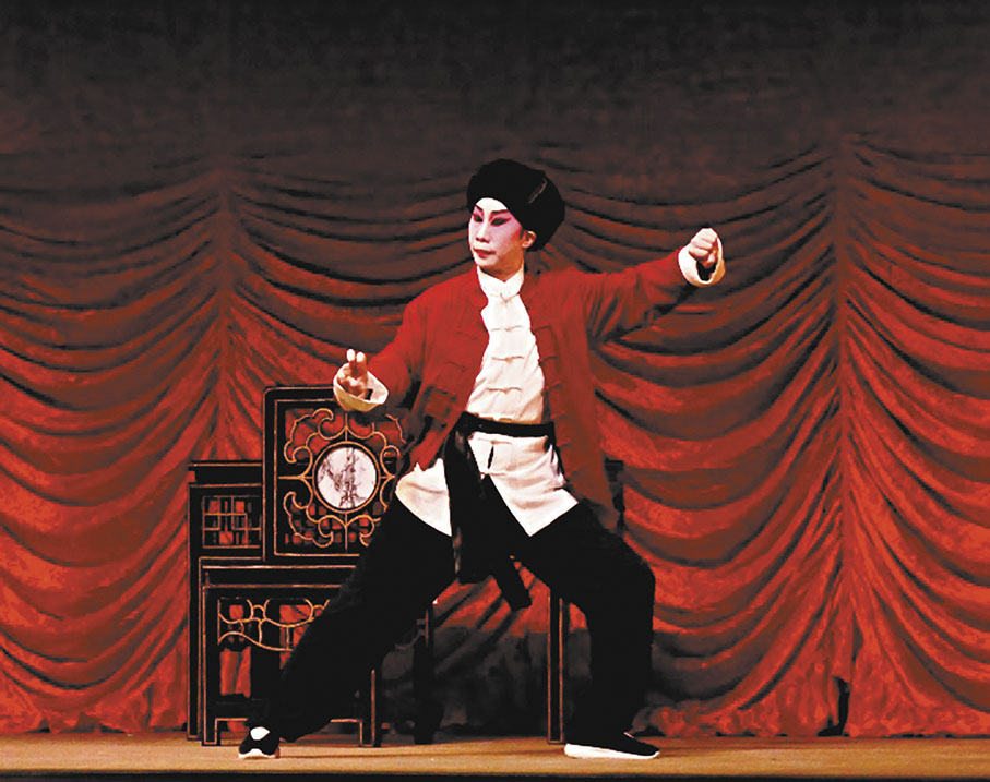 ●藝青雲享受扮演不同的戲劇人物。