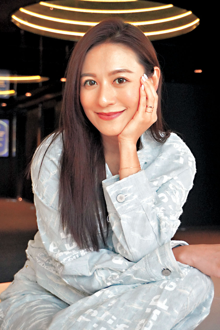 ●江若琳珍惜當下，相信明天更精彩。 