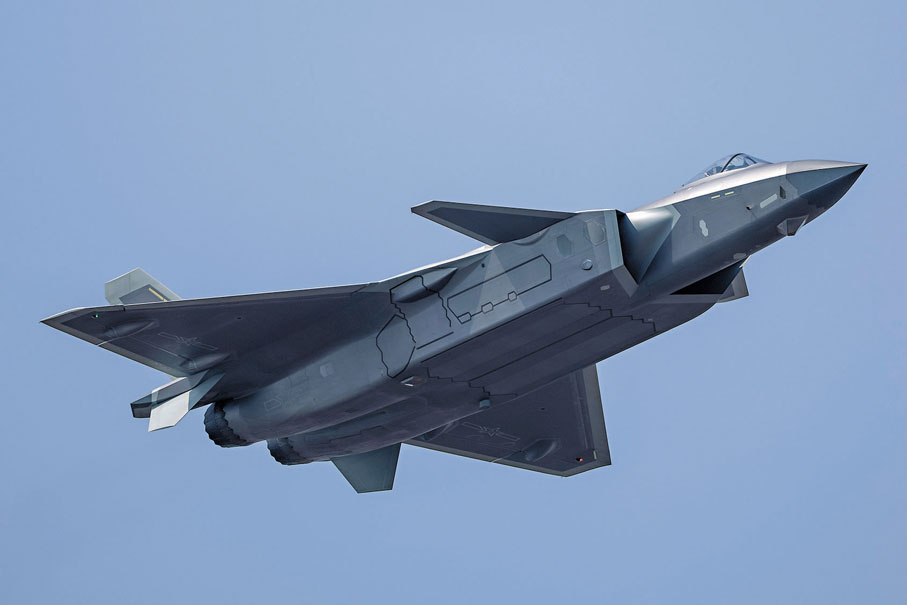 殲-20隱形戰機　中新社