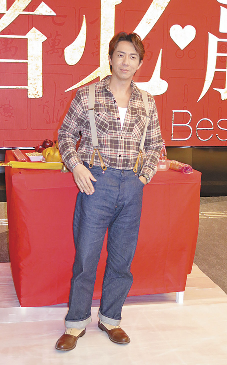 ●張繼聰在片場不時爆笑要NG。