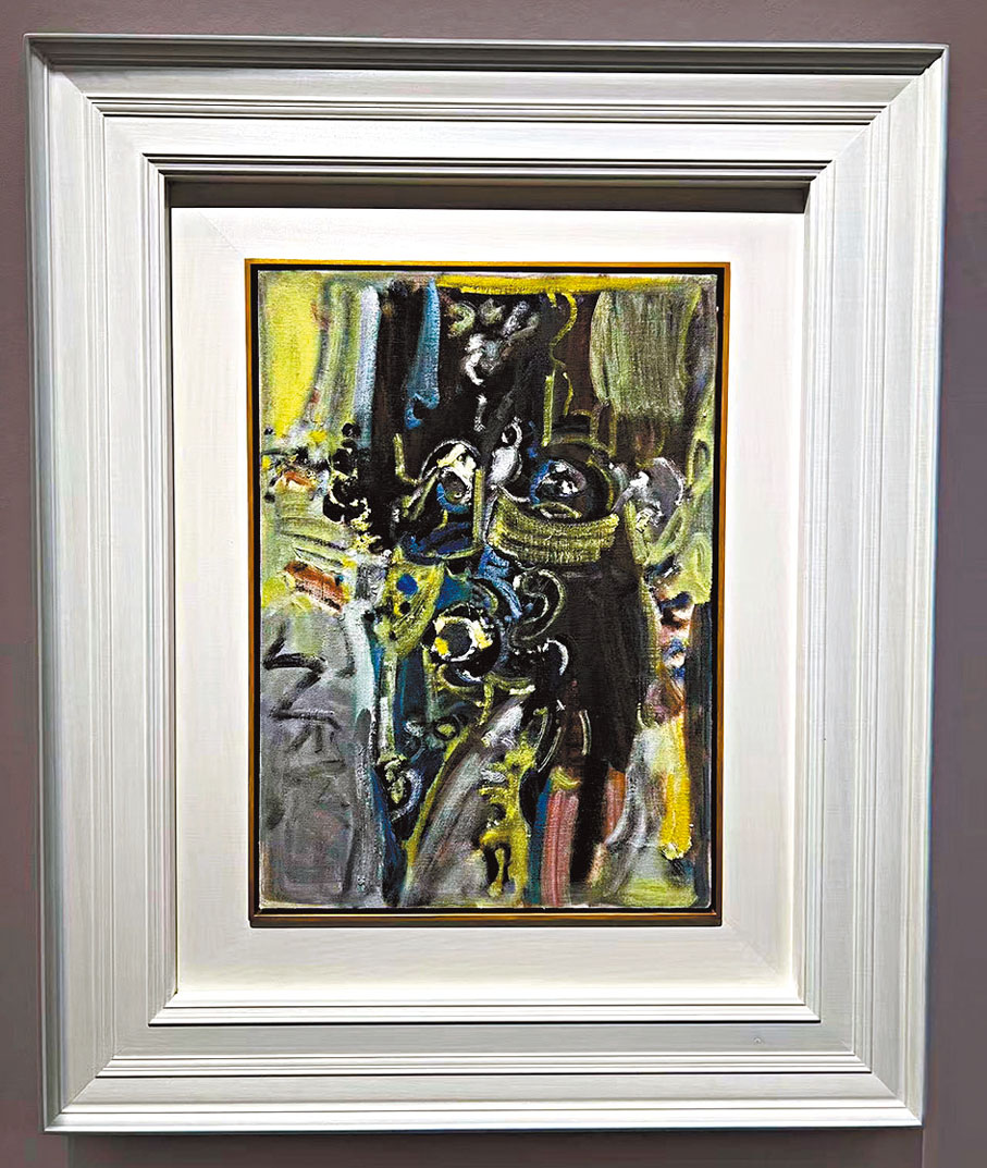 ●吳大羽晚年經典之作《射戟轅門》。