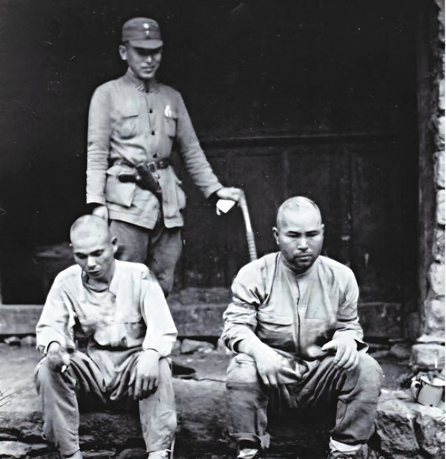 ●松山日軍俘虜。 作者供圖