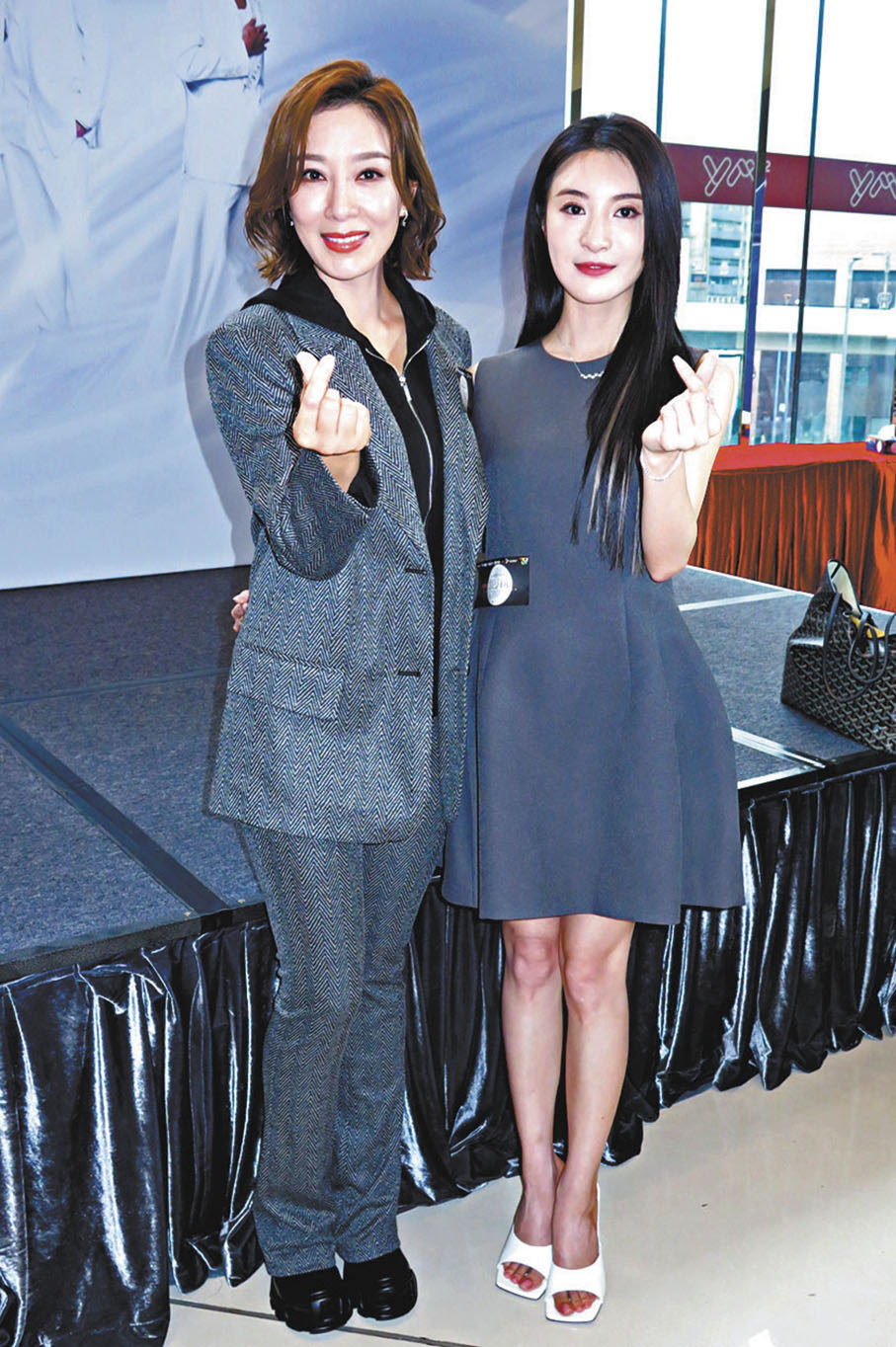 ●楊茜堯(左)和林夏薇同有信心競逐視后殊榮。