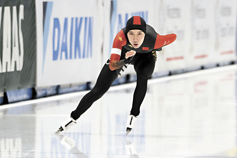 ●韓梅取得一面銀牌。  資料圖片