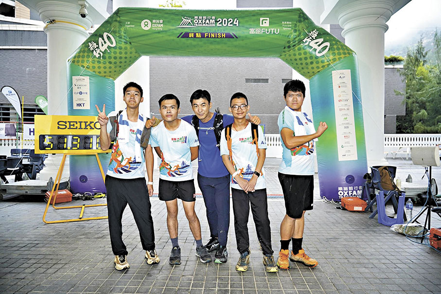 ●施Sir連續12年帶領學生參加樂施毅行者。 大會圖片