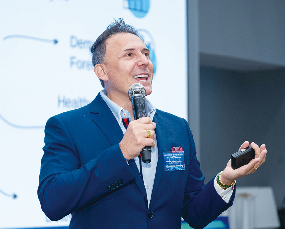 ●Dr. David Santandreu Calonge （Mohamed bin Zayed University of Artificial Intelligence）分享了新一代人工智能在創新與科學教育中的運用。