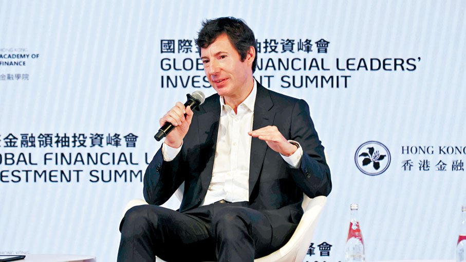 ●太盟投資聯合創辦人Chris  Gradel看好中國市場投資潛力龐大，相信有望吸引大量中東資金流入。香港文匯報記者黃艾力  攝