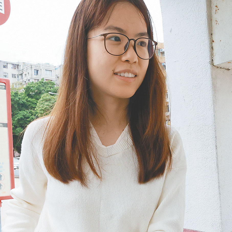 ●凌女士 香港文匯報 記者北山彥  攝