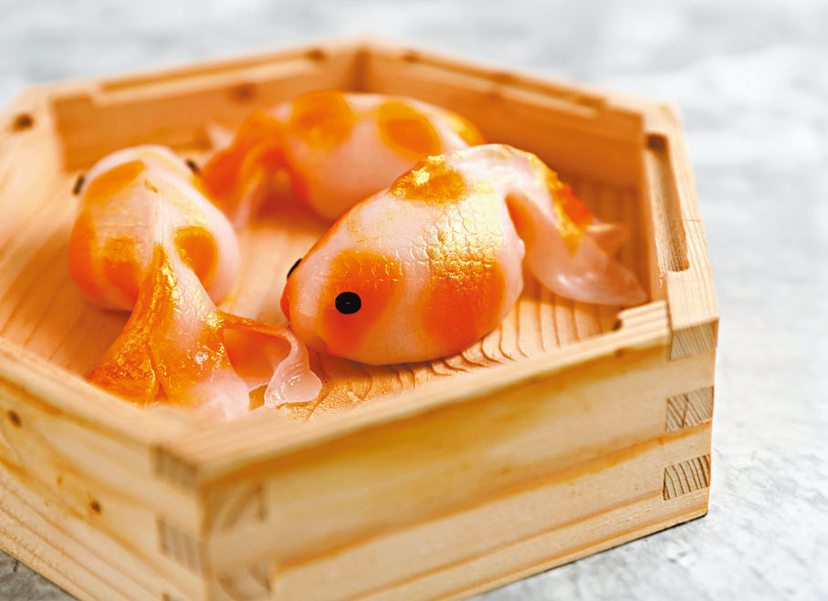 ●鱈魚山藥金魚餃