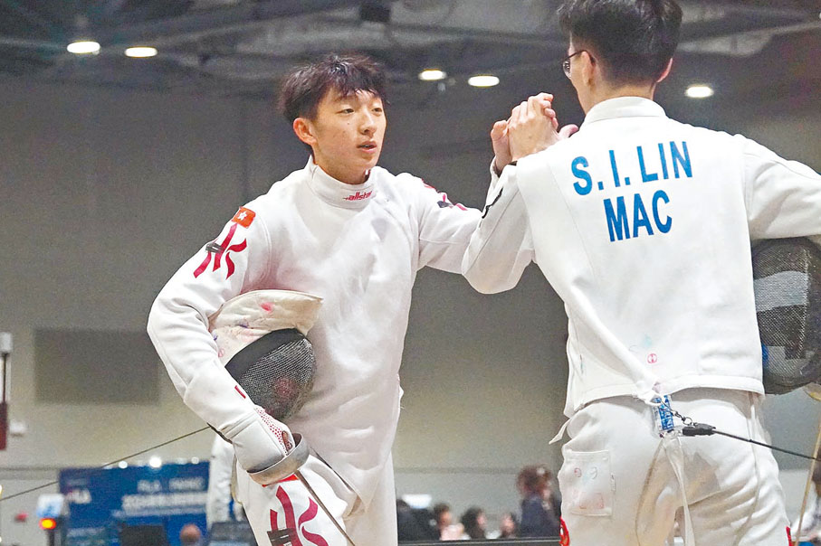 ●高映川（左）指自己要向前看。