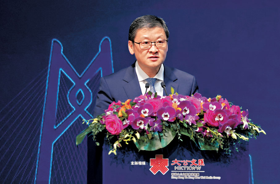 ●孫煜表示，大灣區政策不斷完善，為大灣區高質量開放和國際化發展增加了制度性保障。