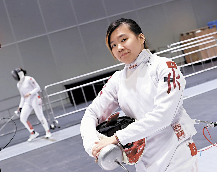 ●黎曉瞳視青年重劍世界盃香港站為自己劍擊生涯的「成人禮」。 中國香港劍擊總會圖片