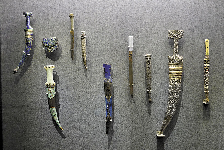 ●土耳其鄂爾曼時期的禮儀兵器。