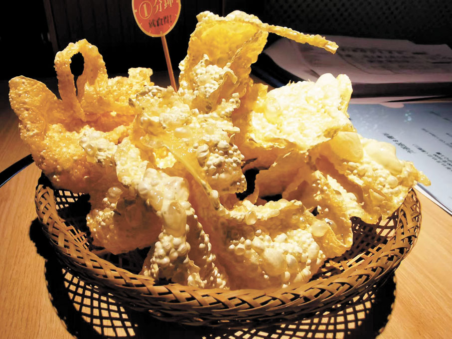 ●方叔叔現炸豆皮