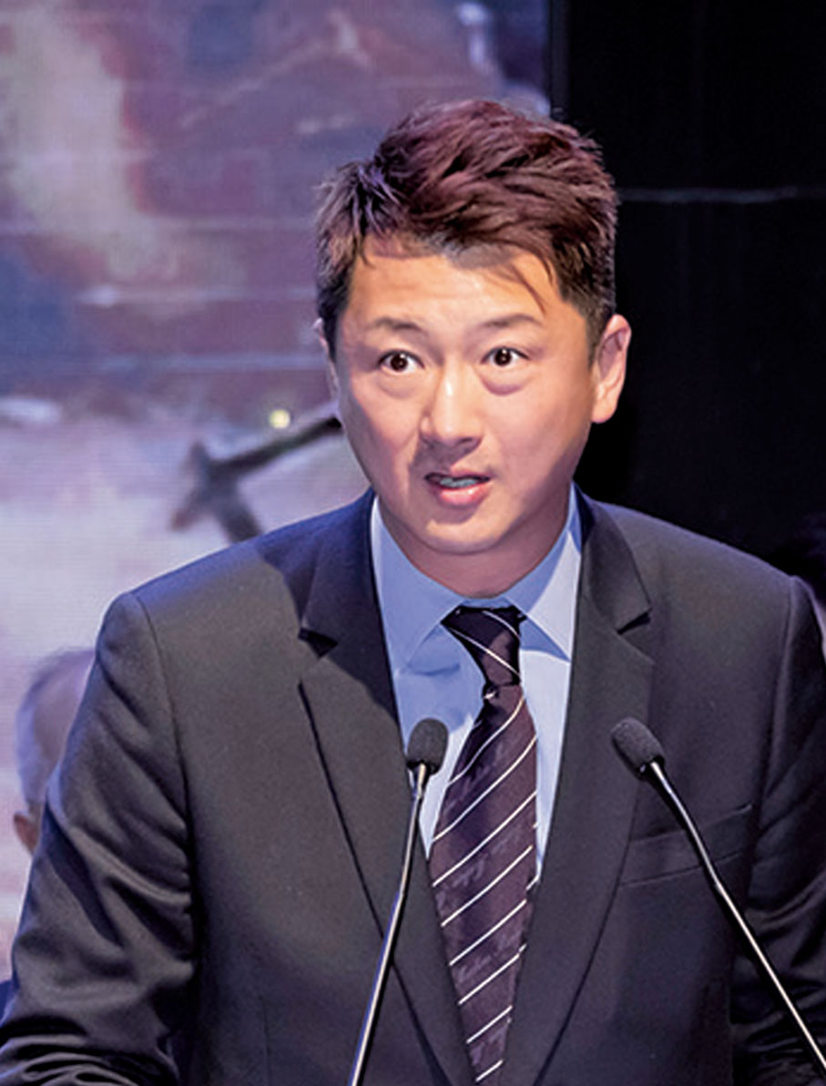 ●昂坪360董事總經理董沛銓致辭指「中國王朝風雲館」符合昂坪360一直支持「寓教於樂」的理念。