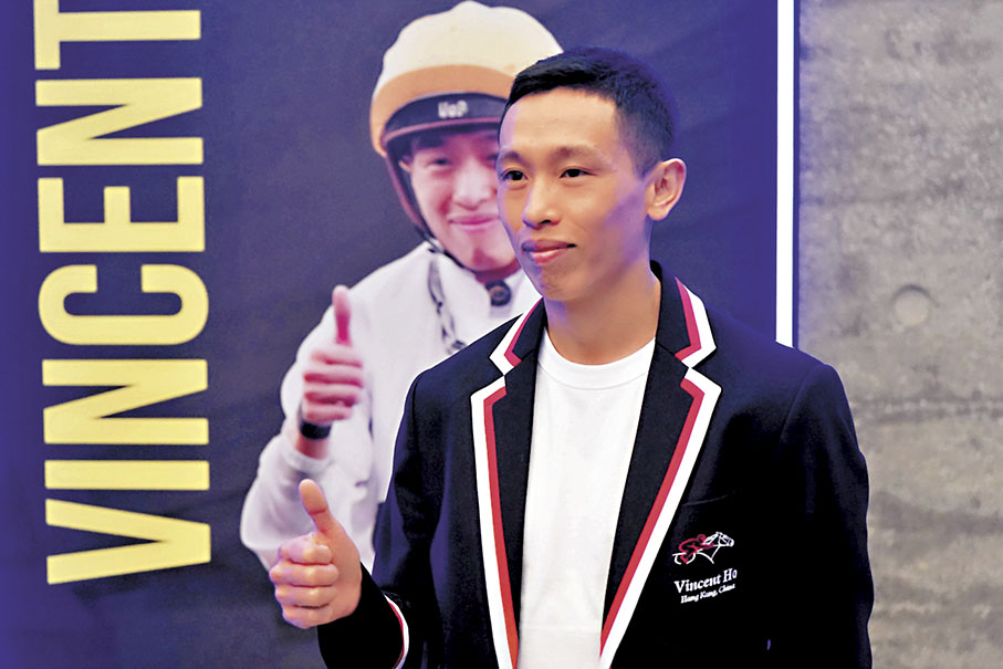 ●何澤堯希望有更多出色華人騎師誕生。  香港文匯報記者郭正謙 攝