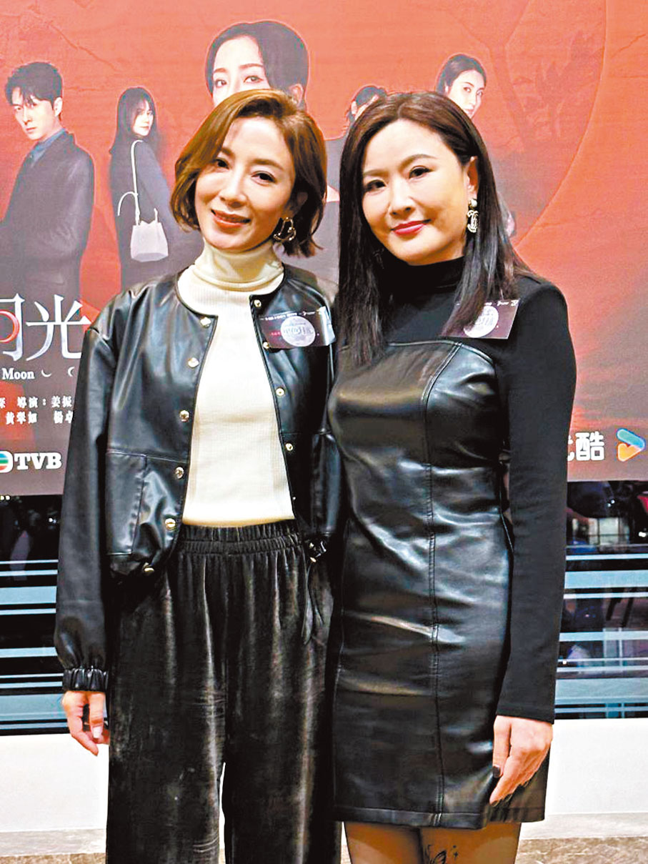 ●張文慈(右)直認有戲癮。