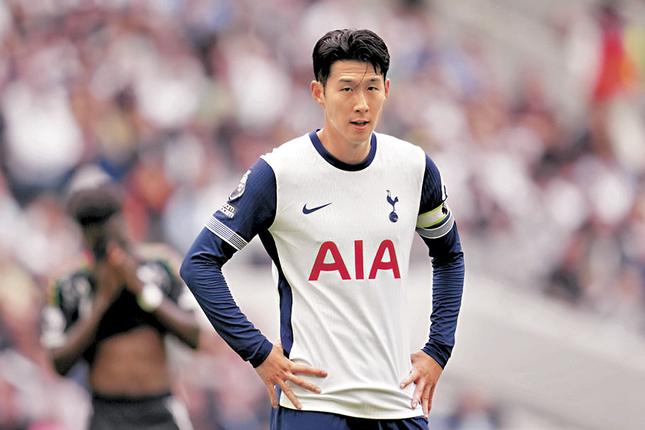 ●熱刺頭號射手孫興民今季英超暫時只有3個入球。 資料圖片