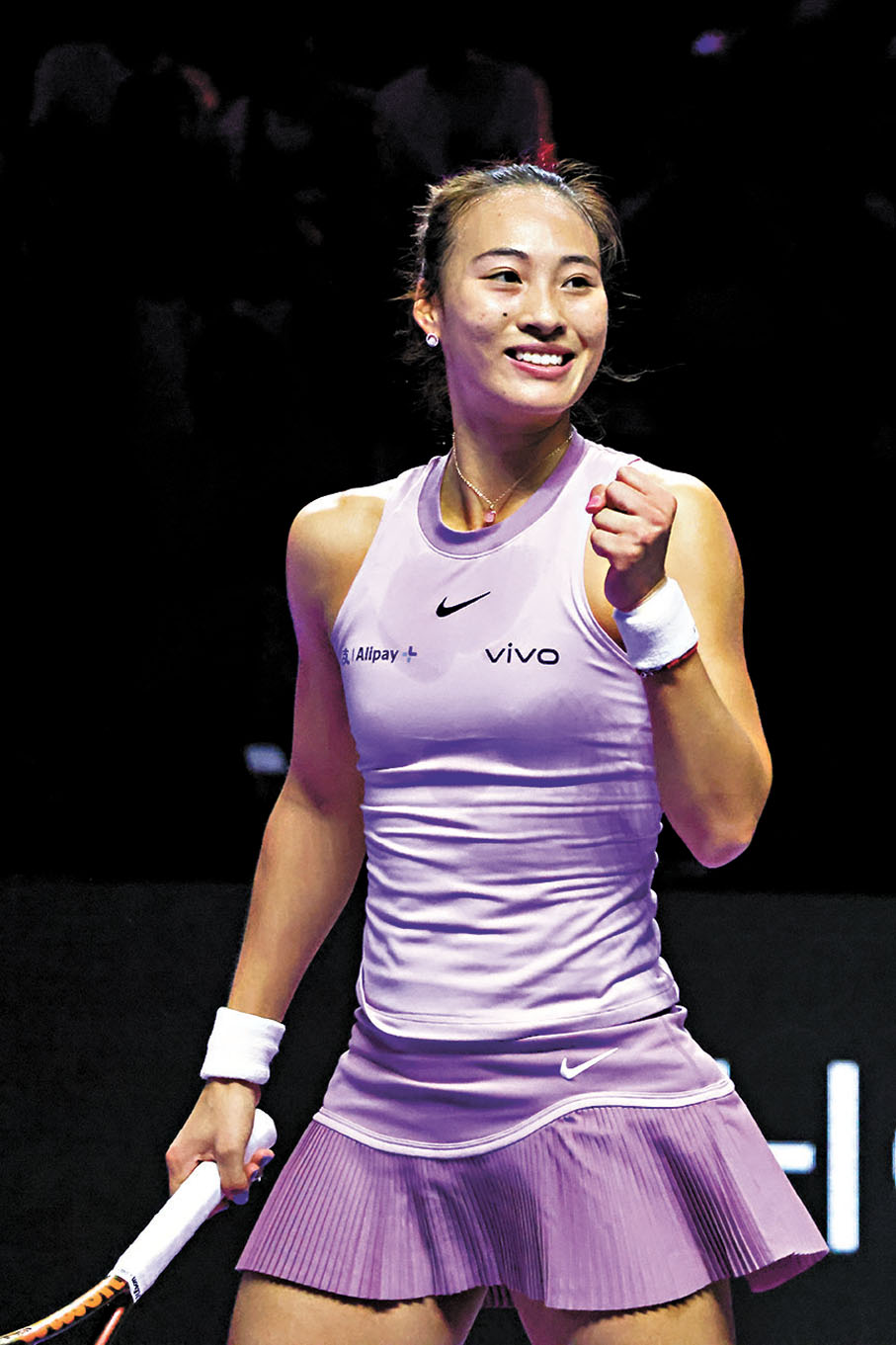 ●鄭欽文今年在賽場實現了多個突破。  資料圖片