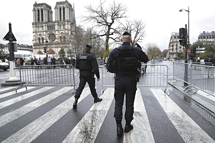 ●警方將為今次重開活動啟動特殊保安系統。 美聯社
