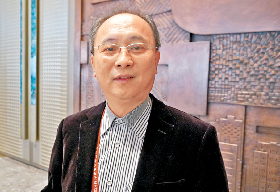 閩江學院海峽兩岸產業融合發展研究院院長陳克明　 香港文匯報記者蔣煌基 攝