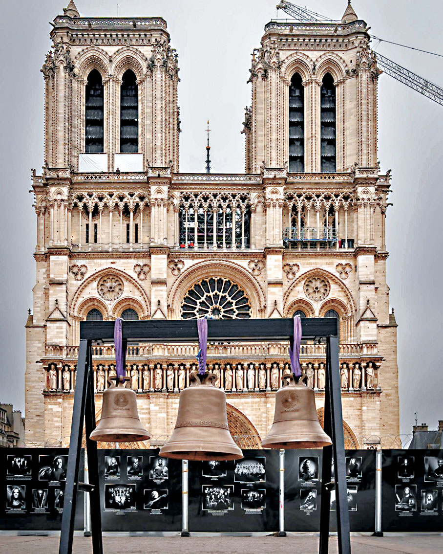 ●今年11月還在修復中的巴黎聖母院。 網上圖片