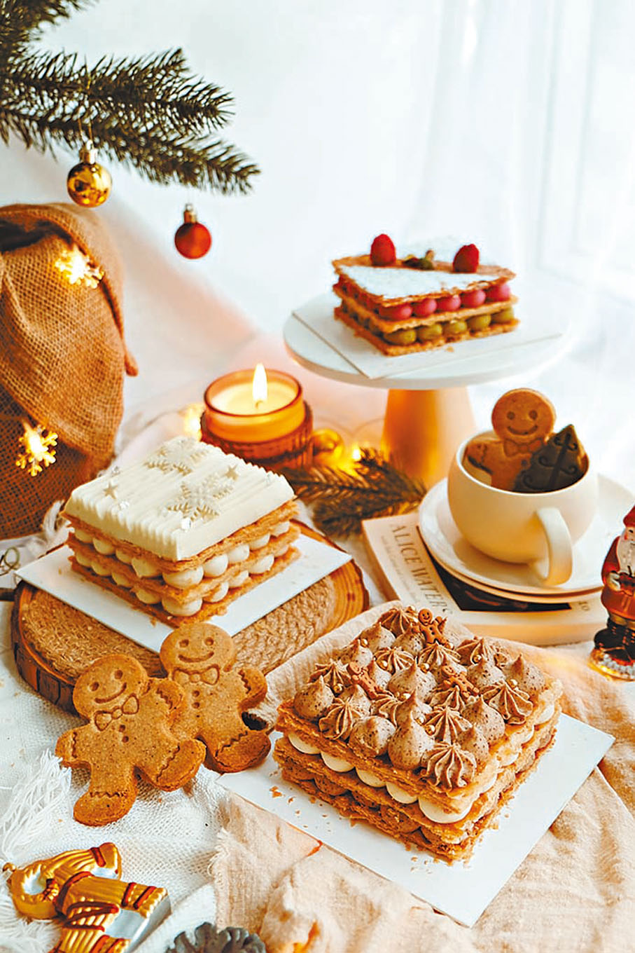 ●聖誕版本的純素千層酥