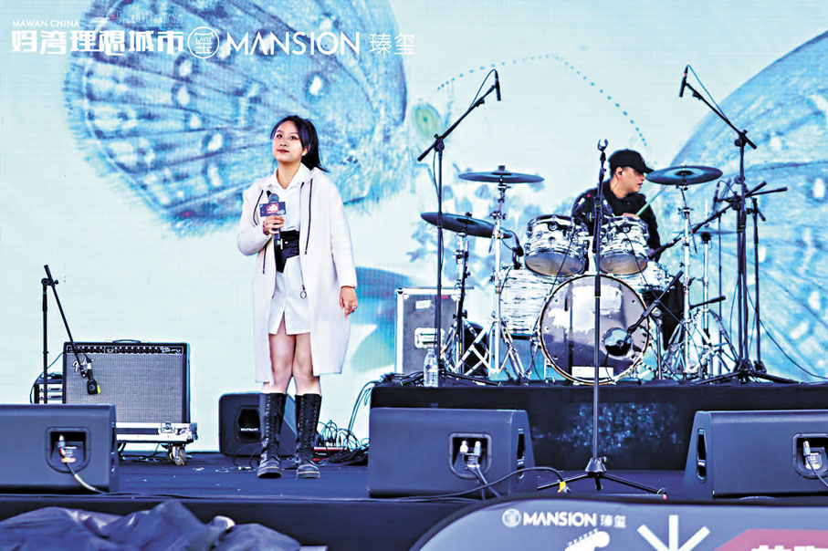 ●勞凱琪於過去一年，在內地參加了超過15場演出。受訪者供圖