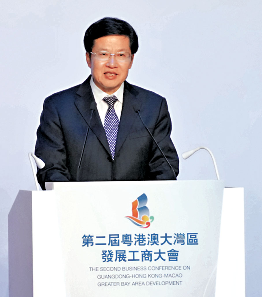 ●高雲龍致辭。 大公文匯全媒體記者  攝