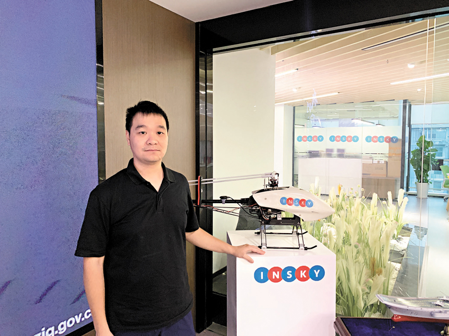 ●杜家豪深耕無人機領域。    受訪者供圖