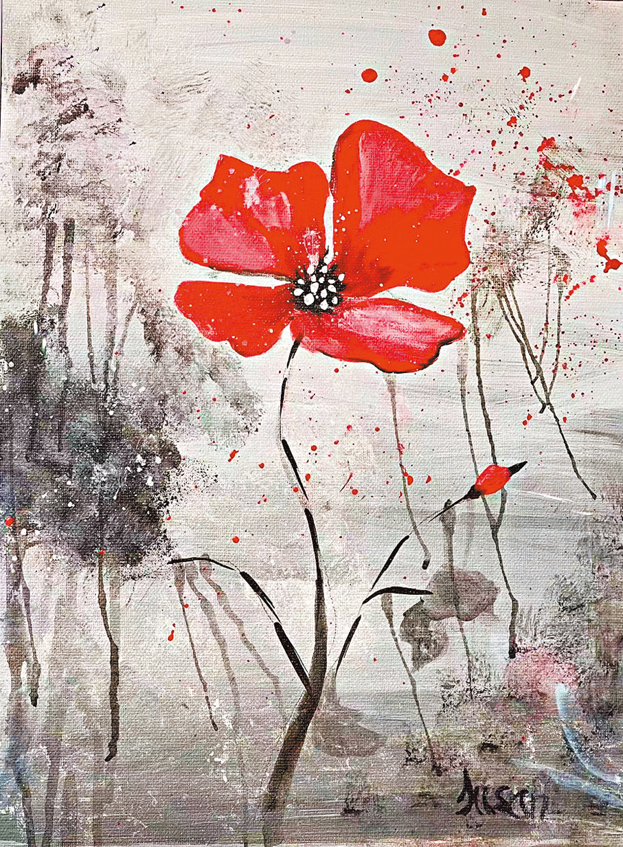 ●英國Susan Jameson的《以虞美人花》。