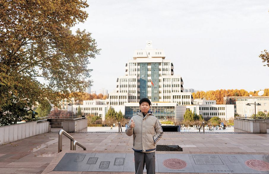 ●西安交通大學澳門學生王嘉銘。香港文匯報記者李陽波  攝