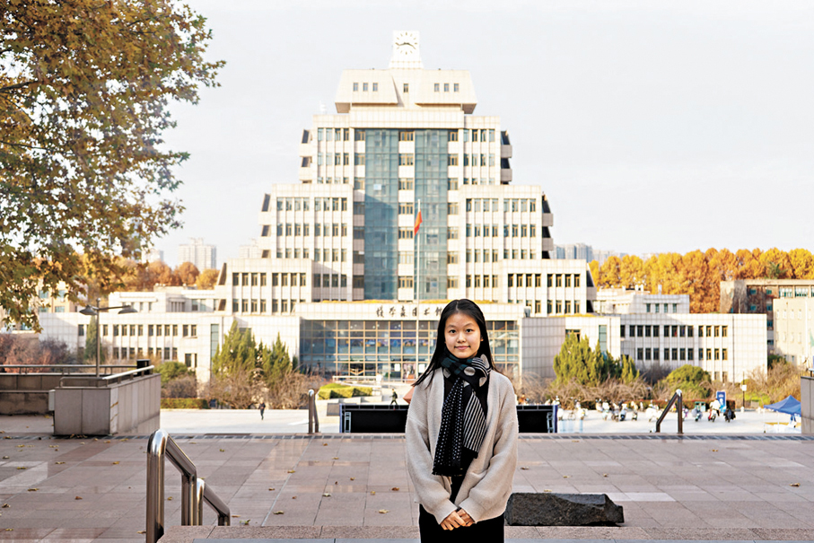 ●西安交通大學澳門學生吳倩婷。香港文匯報記者李陽波  攝
