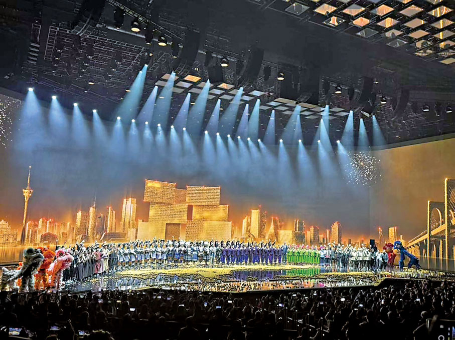 ●《澳門2049》昨日在澳門開演。