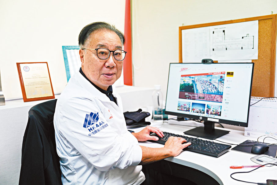 ●關祺希望將「港珠澳半馬」打造成國際長跑品牌。 香港文匯報記者葉詩敏 攝