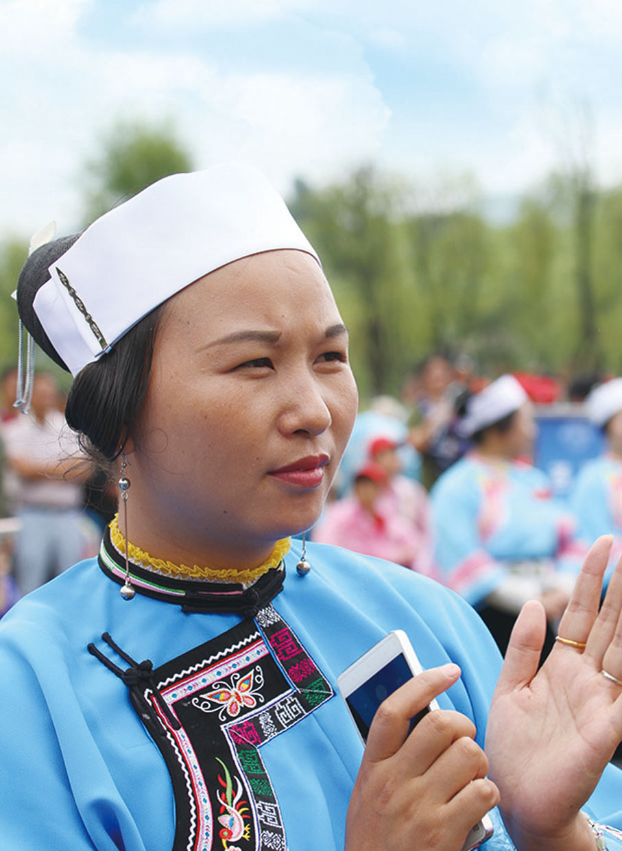 ●屯堡人家漢族女性日常着裝。