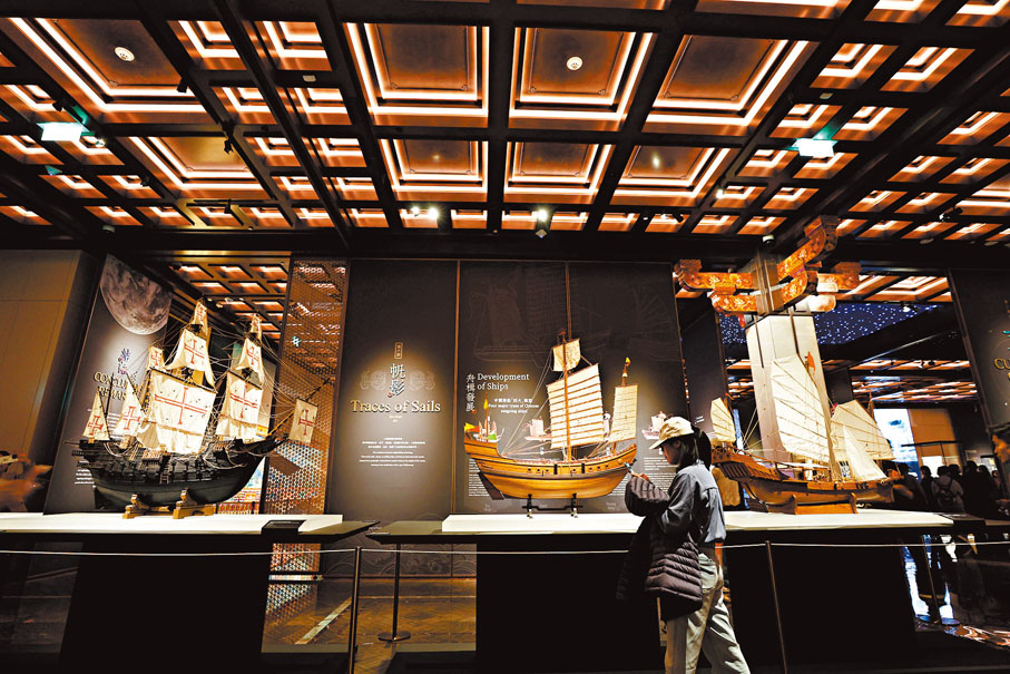 ●美高梅博物館將科技敘事與文物結合。 萬霜靈 攝