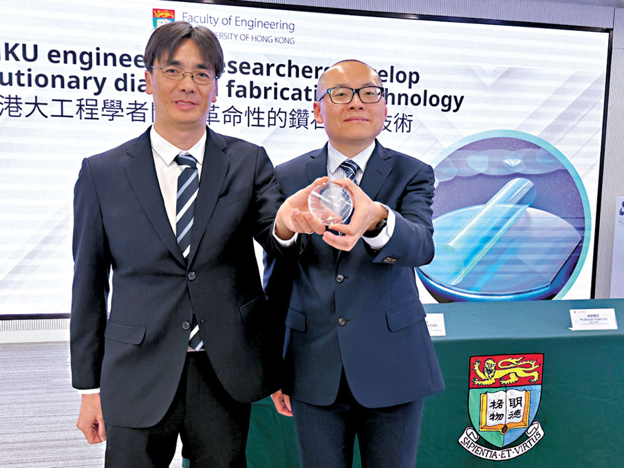 ●左起：林原、褚智勤 　香港文匯報記者楊盈盈  攝