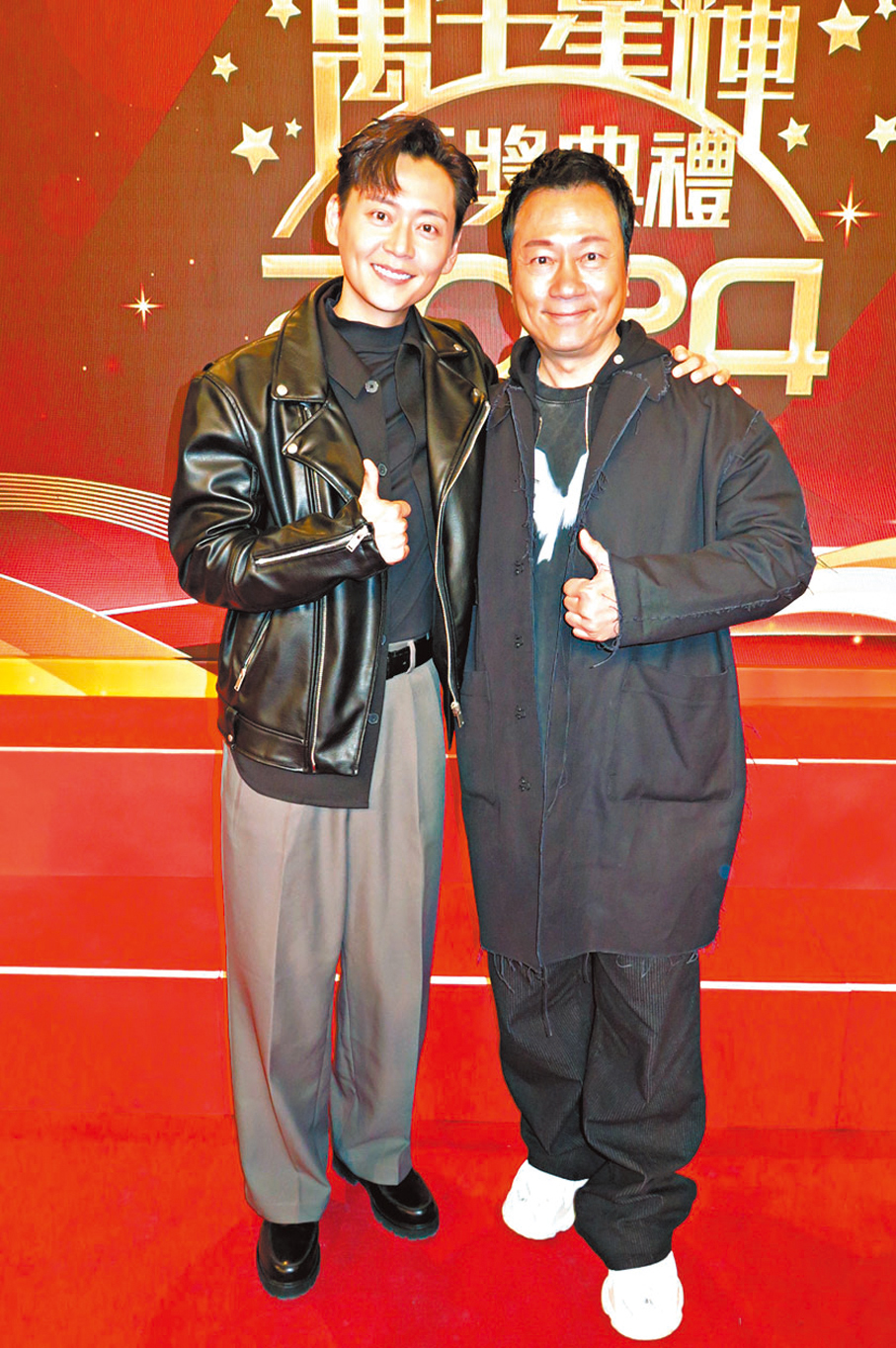 ●張振朗感謝祥哥昔日的教導。