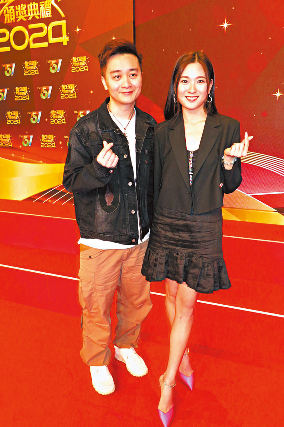●陳懿德與譚輝智有份角逐「最佳新人」。