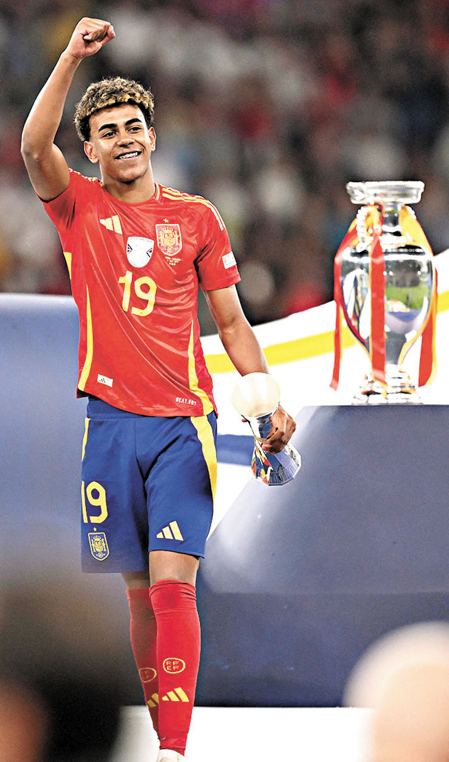 ●耶馬成為西班牙以至國際足壇今年的一顆耀眼新星。  資料圖片