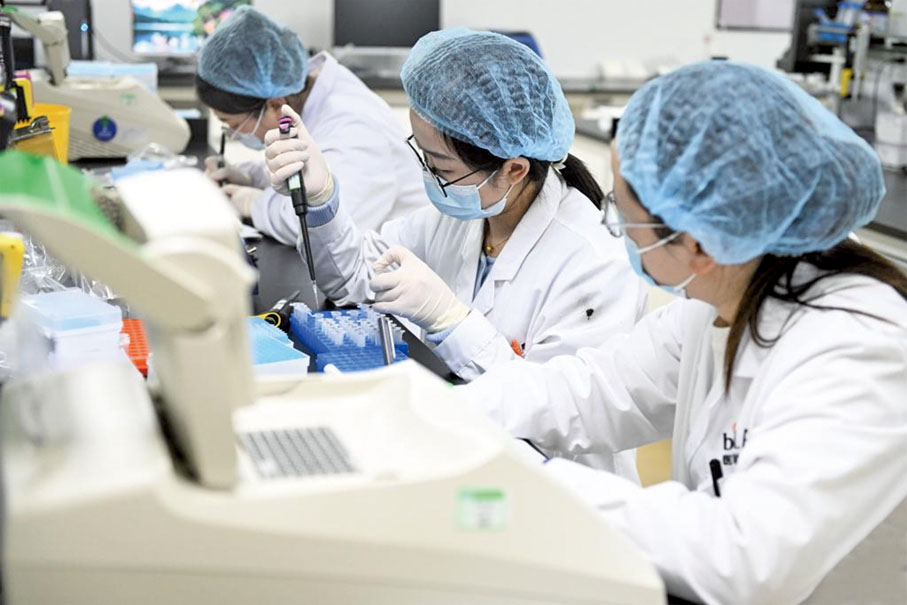 ●當前，我國正從仿製藥大國向創新藥大國快速邁進。 （新華社）