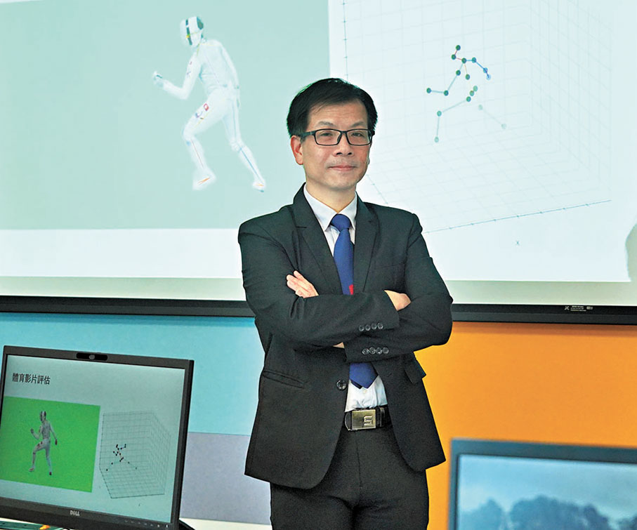 ●梁永豪指，項目其中一項主要目標是要推動體育普及化。香港文匯報記者曾興偉  攝