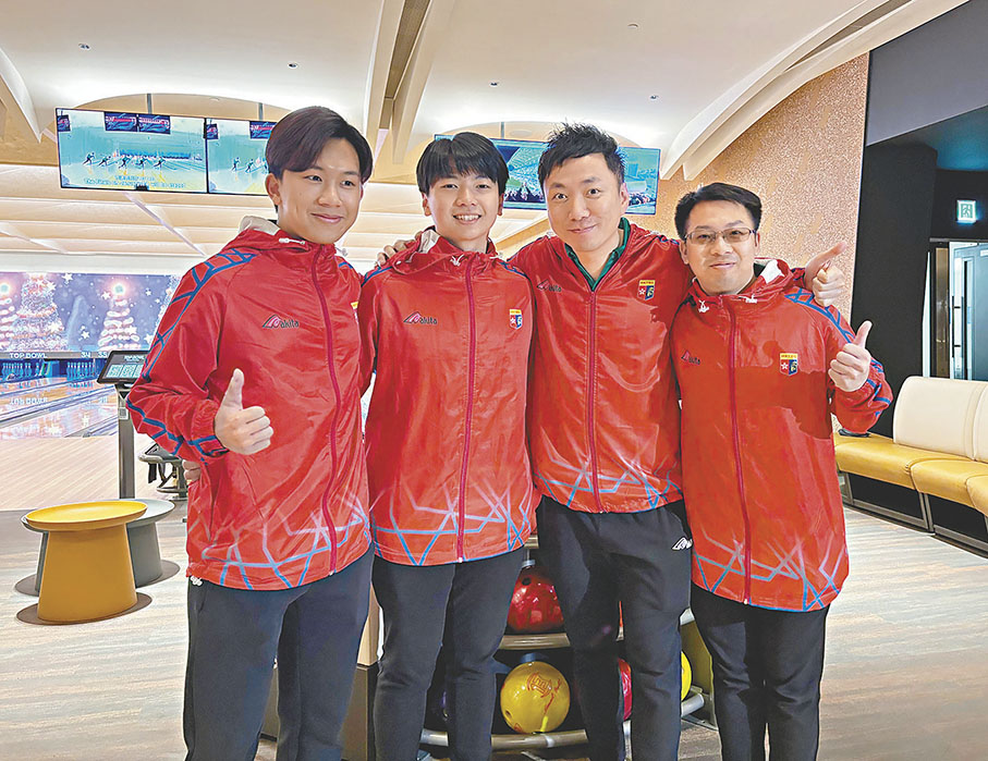 ●港隊代表合照。