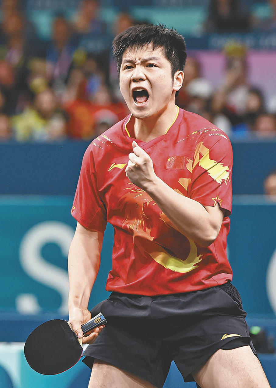 ●樊振東在社交媒體上稱自己不會退役，「會繼續努力參與更多不同的賽場。」  資料圖片